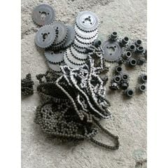 Nhông Đề Xe Máy - Chế Xiên Nướng Thịt Quay Tự Động mini