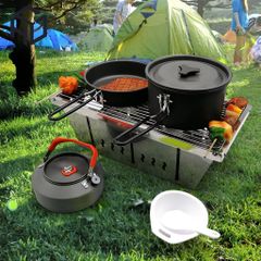 Bếp nướng than gấp gọn dành cho gia đình đi du lịch, giã ngoại - Bếp nướng BBQ cao cấp, bếp nướng than camping - BNGD