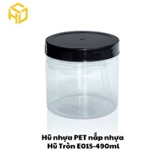 Hũ Nhựa Đựng Thực Phẩm - Nắp Nhựa Đủ Màu Thể Tích Từ 490ml đến 1020ml