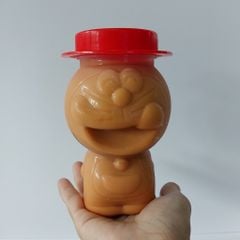 Chai nhựa đựng trà sữa hình nhân vật Doraemon 500ml cổ to 62mm - Chai nhựa PET dành cho quán trà sữa, ăn vặt - CN002