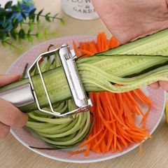 Dụng cụ bào rau củ quả  Hugia  Chất liệu thép không gỉ đa năng