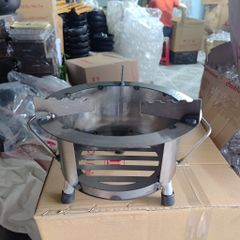Bếp củi mini Sài Gòn loại tròn đường kính 30cm tiết kiệm củi, phù hợp gia đình nhỏ