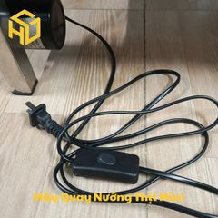Máy nướng thịt xiên vỏ sắt 6 xiên motor 14W – quay gà vịt nguyên con – máy nướng trục quay tải nặng