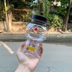 Hũ nhựa đựng trà sữa,bánh kẹo hình thú cổ rộng từ 500ml đến 2 lít-Hũ trong suốt, cứng cáp
