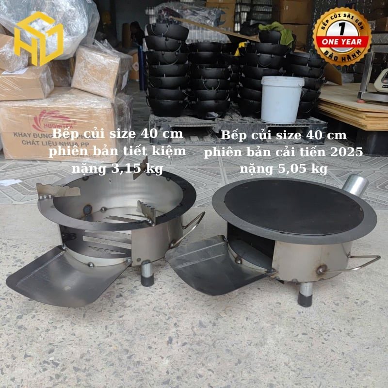 (Hàng dày size 40)Bếp đun củi không khói siêu tiết kiệm nhiên liệu,lửa đều không đen nồi mẫu 2025