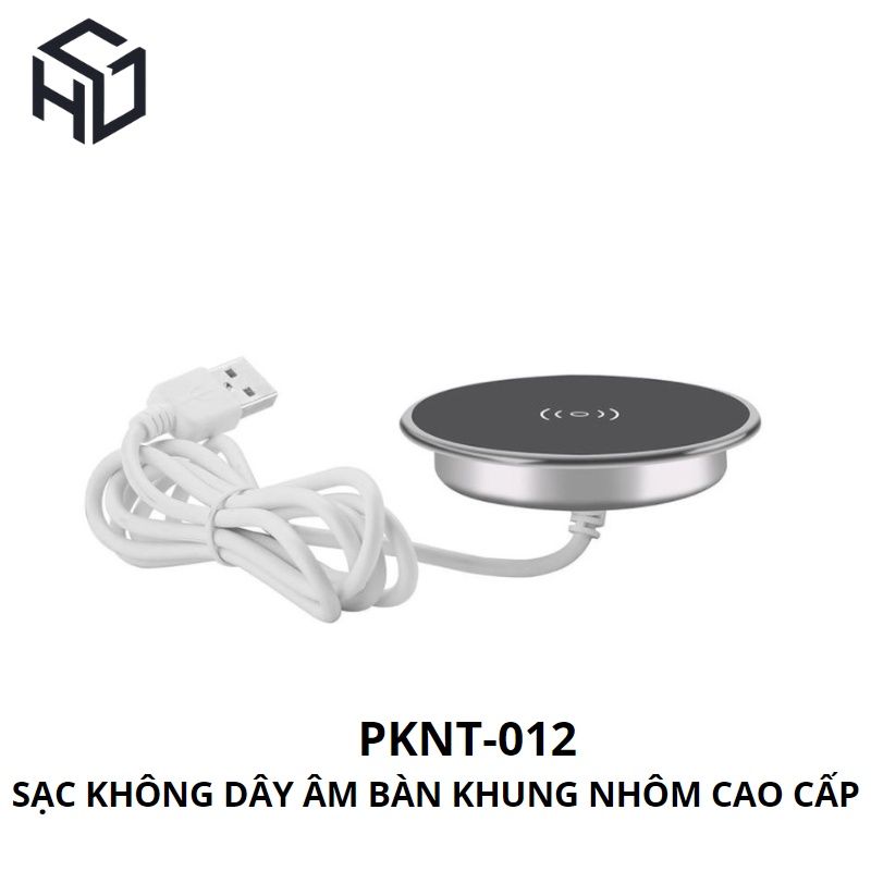 Sạc Không Dây Âm Bàn Khung Nhôm Cao Cấp - (PKNT-012)