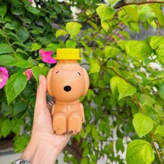 Giá Sỉ Chỉ Từ Bành 60 Chai Nhựa PET  350ml  đựng trà sữa,nước ép,bánh kẹo hình chó Snoppy