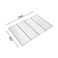 Vĩ Nướng Inox cho bếp nướng bọc gỗ phong cách nhật