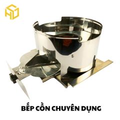 Bếp Cồn Inox Có Chắn Gió,Hạn chế cay mắt -Bếp cồn chuyên dụng giúp tiết kiệm nhiên liệu cho quán ăn