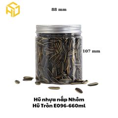 Hũ Nhựa Đựng Thực Phẩm - Nắp Nhôm Bạc và Nhôm Vàng (Từ 490ml đến 1020ml)
