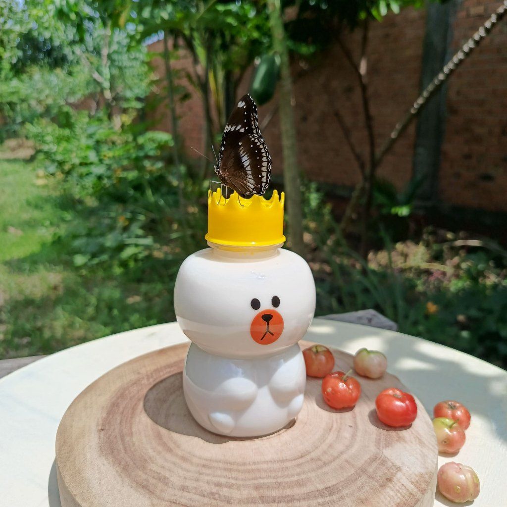 Chai Nhựa PET 350ml Gấu Nâu | Chai Nhựa 350ml Gấu | Chai Nhựa đựng trà sữa ,nước ép |Chai nhựa đựng kẹo bánh