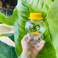 Giá Sỉ Chỉ Từ 1 Bành 70 Chai nhựa PET đựng trà sữa,nước ép,bánh kẹo Vịt  nón vàng 350ml