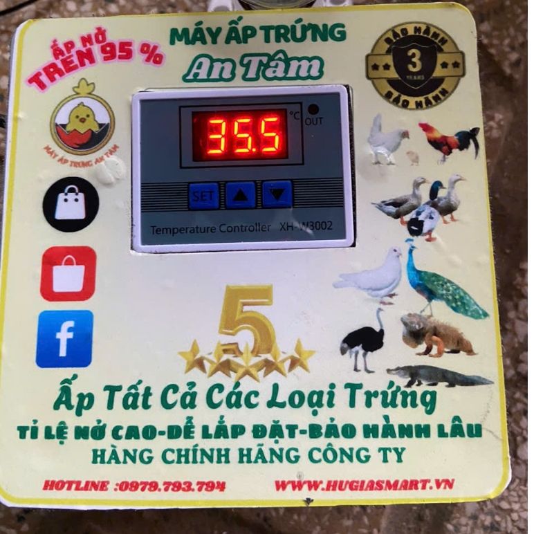 Máy Ấp Trứng Trong Thùng Xốp An Tâm - Giải Pháp Ấp Trứng Tự Động Cho Gia Đình
