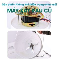 [TẶNG 1 BỘ DAO] Máy xay thức ăn chăn nuôi gia súc công suất lớn máy băm thái rau củ tiện lợi