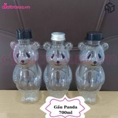 Chai nhựa đựng trà sữa hình thú đa dạng mẫu từ 250ml đến 700ml-Hũ nhựa đựng kẹo cứng cáp