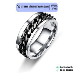Nhẫn Khui Bia Titan Không Gỉ Có Xích Xoay  Hàng Tặng Kèm Khi mua tại shop với hoá đơn 200k