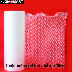 Cuộn Màng Túi Khí 40*30cm dùng cho máy thổi đệm khí bọc hàng TMDT