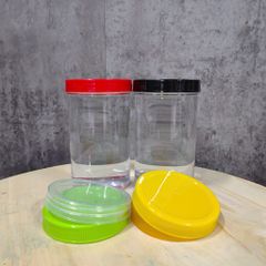 Combo 12 hũ hũ nhựa PET 700ml ,Cổ 86mm kèm nắp nhôm, nắp nhựa. Hũ trong, cứng cáp đựng thực phẩm