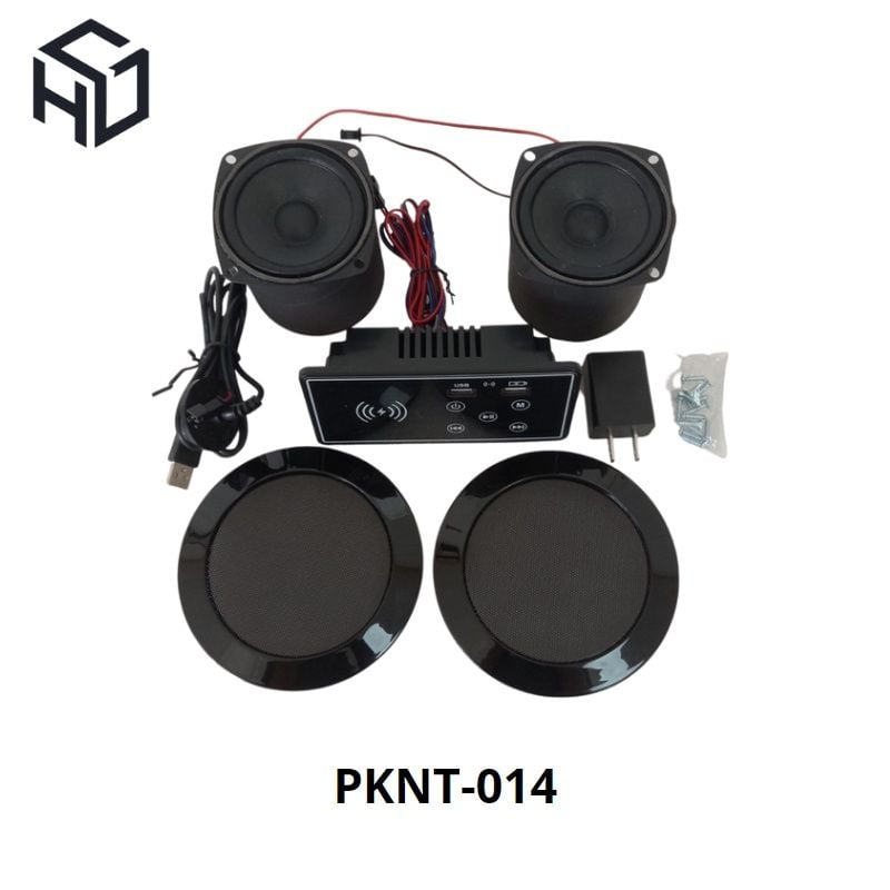 Loa Bluetooth Tích Hợp Sạc Không Dây, Ổ Cắm USB  Có Bảng Điều Khiển âm trên mặt bàn (PKNT-014)