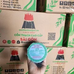 Cồn Thạch Sài Gòn Thùng 60Ly, 1 Ly 125gr dùng nấu lẩu nướng trong quán ăn,nhà hàng