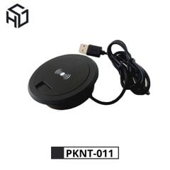 Sạc Không Dây Tích Hợp Cổng USB Type A Âm Bàn phụ kiện tích hợp trên mặt bàn gỗ, tủ đầu giường (PKNT-011)