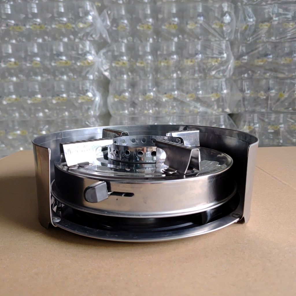 Mâm inox có chắn gió phù hợp cho bếp cồn inox tròn - Giúp bưng bê, di chuyển sạch sẽ, an toàn