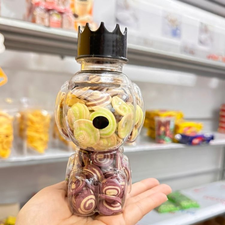 Giá Sỉ Chỉ Từ Bành 60 Chai Nhựa PET  350ml  đựng trà sữa,nước ép,bánh kẹo hình chó Snoppy