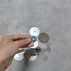 Nhông lắp vào đầu mô tơ chế máy nướng thịt ( khớp với xích cam)