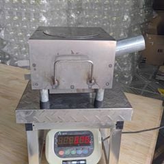 Bếp Củi Cải Tiến Hương Giang Hình Vuông C37 – Siêu Bền, Chống Đen Nồi, Ống Khói Thoát, Bệ Đỡ Củi, Khay Hứng Tro