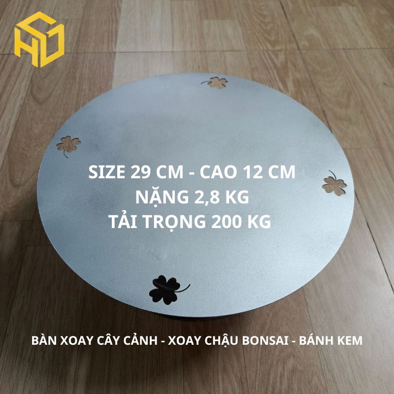 Bàn xoay bonsai chịu lực 200kg – Hỗ trợ cắt tỉa tạo dáng cây cảnh chuyên nghiệp xoay 360 độ