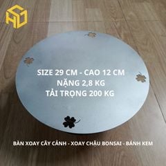 Bàn xoay bonsai chịu lực 200kg – Hỗ trợ cắt tỉa tạo dáng cây cảnh chuyên nghiệp xoay 360 độ