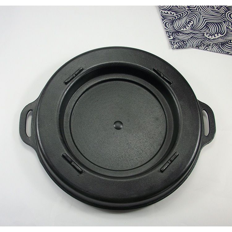 Chảo Lẩu Nướng Hàn Quốc Đa Năng Size 32cm – Nướng & Lẩu 2 Trong 1, Chảo Dùng Cho Bếp Gas Mini