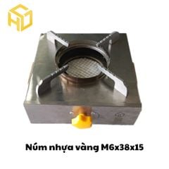 Bộ 5 Núm vặn nhựa bóng | Núm vặn tay bông mai nhựa ren M5 M6