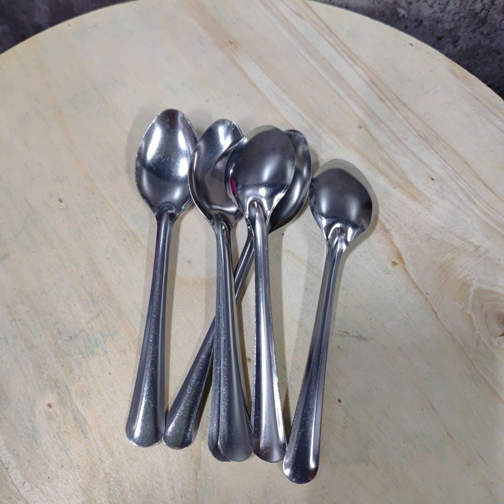 Combo 10 muỗng inox dài 18cm – muỗng ăn cơm, ăn cháo – chất liệu inox sáng bóng, bền đẹp