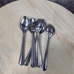 Combo 10 muỗng inox dài 18cm – muỗng ăn cơm, ăn cháo – chất liệu inox sáng bóng, bền đẹp