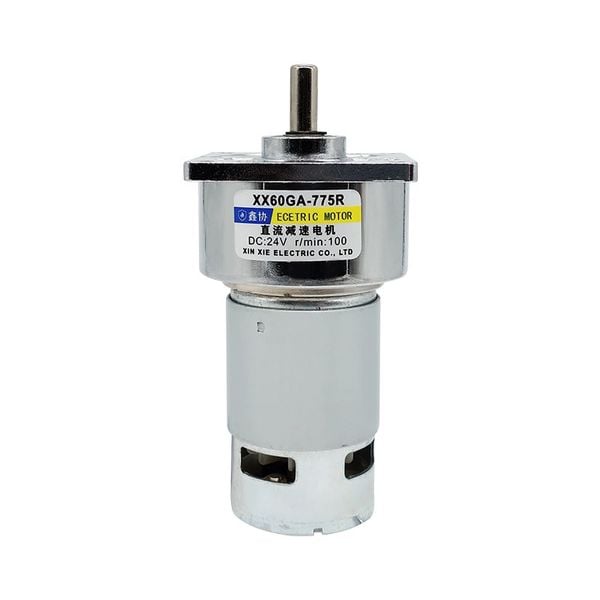 Động cơ giảm tốc DC 60GA775 12V24V  (mới)  20 rpm chế máy quay gà lớn