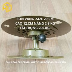 Bàn xoay trưng bày sản phẩm nặng – Livestream, chụp ảnh 360 độ, chịu tải 200kg, quay mượt