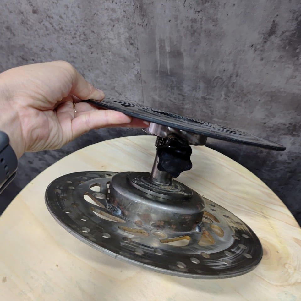 Bàn Xoay Bonsai Cây Cảnh mặt 22cm | Đế Xoay Cắm Hoa | Chịu Tải 200kg – Xoay Mượt, Bền Chắc