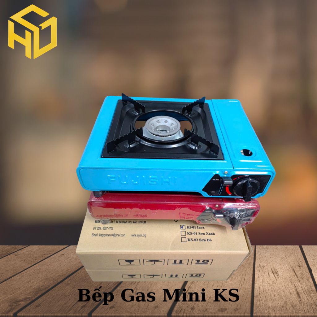 Bếp Gas Du Lịch Fujishi -Bếp Gas Mini Dành Cho Gia Đình,Quán Ăn Tiện Lợi, An Toàn, Sơn Tĩnh Điện