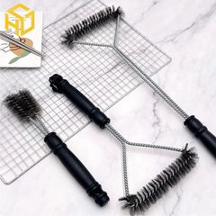 Cây Cọ Thép Chà Rửa Vỉ Nướng BBQ – Tay Cầm Dài Tiện Dụng, Đánh Bay Mọi Vết Bẩn