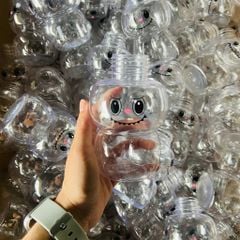 Chai Nhựa PET 350ml Hình Labubu | Chai Nhựa 350ml Hình Labubu