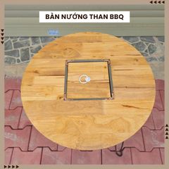 Bàn nướng gấp gọn tiện lợi - Bàn nướng than BBQ ngoài trời, dã ngoại, tiệc tại nhà, quán vỉa hè