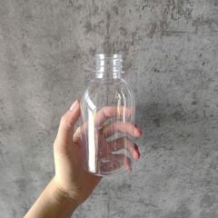 Chai nhựa PET 250ml – Combo 50 chai đựng trà sữa, nước ép, cà phê mang đi