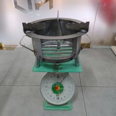 Bếp củi cải tiến Hương Giang siêu bền,nặng 1.8kg-Kiềng ông táo chống trượt,quai inox,dùng nướng được