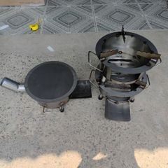Bếp củi mini Sài Gòn loại tròn đường kính 30cm tiết kiệm củi, phù hợp gia đình nhỏ