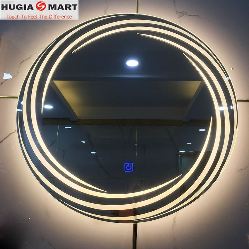 Gương soi đèn Led  Tròn Thiết Kế Theo Mẫu New