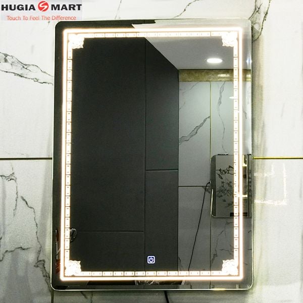 Gương Soi Cảm Ứng Đèn Led Hình Chữ Nhật hugiasmart CND68
