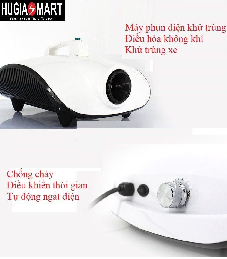 Máy phun điện khử trùng tự động - điều hòa không khí - khử trùng nhà cửa, xe hơi