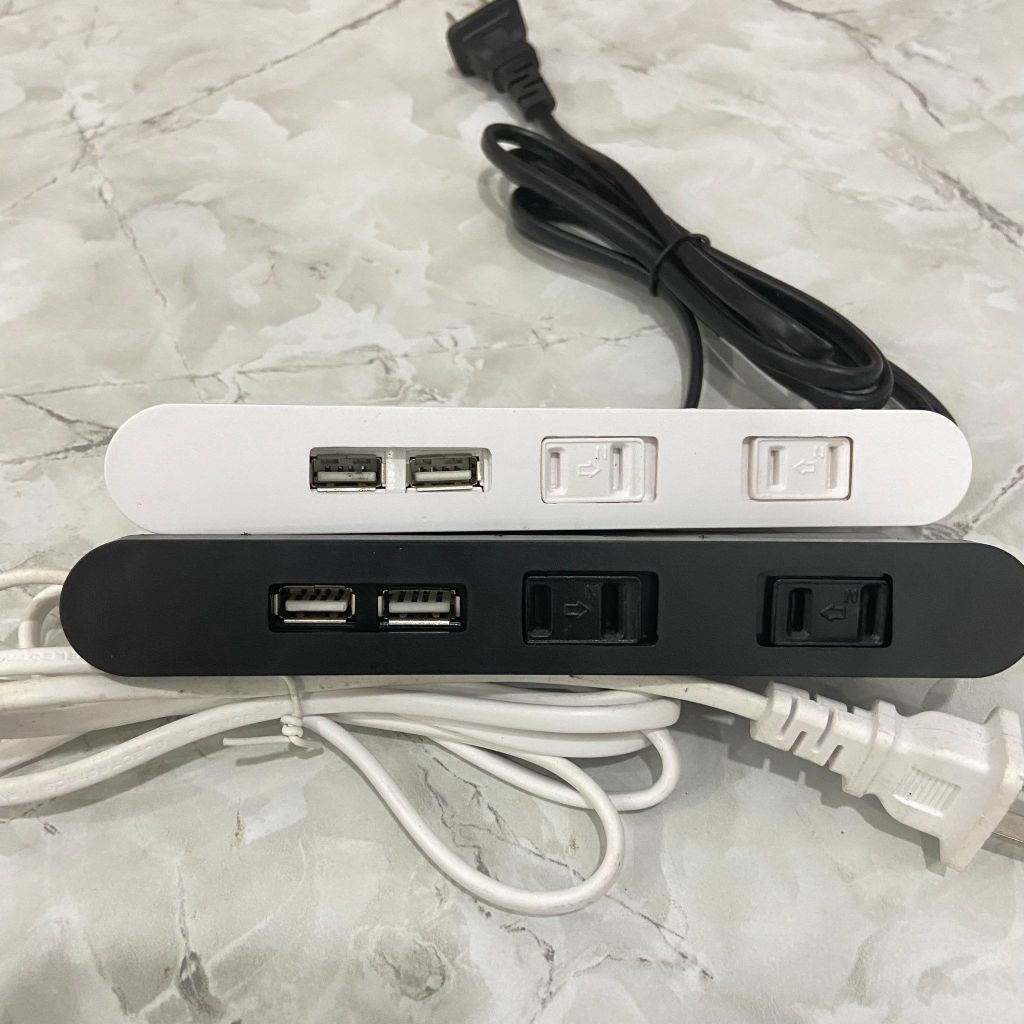 (PKNT-022) Ổ Cắm Dẹp 220V Tích hợp Cổng USB Type A|Phụ kiện nội thất thông minh