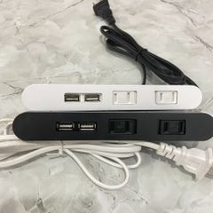 (PKNT-022) Ổ Cắm Dẹp 220V Tích hợp Cổng USB Type A|Phụ kiện nội thất thông minh